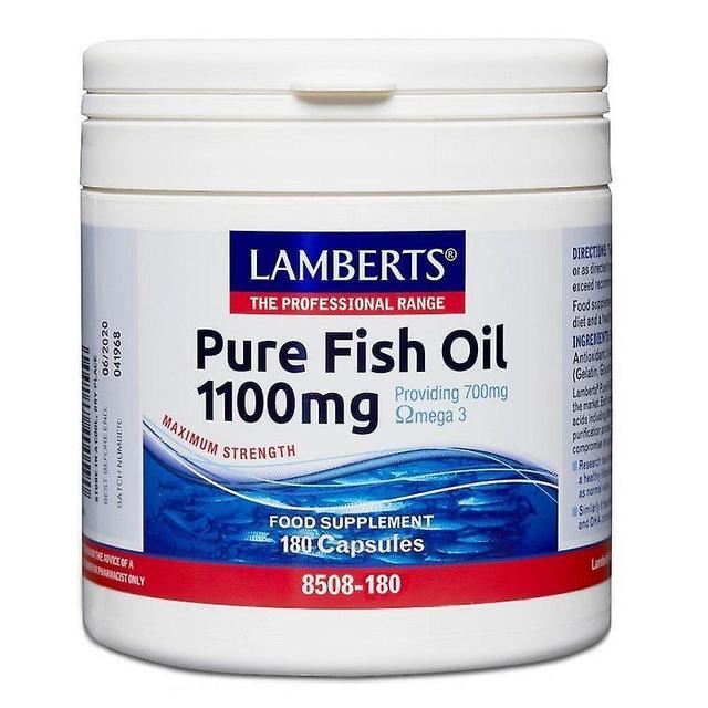 Lamberts Pure Fish Oil 1100mg Capsules 180 (8508-180) on Productcaster.