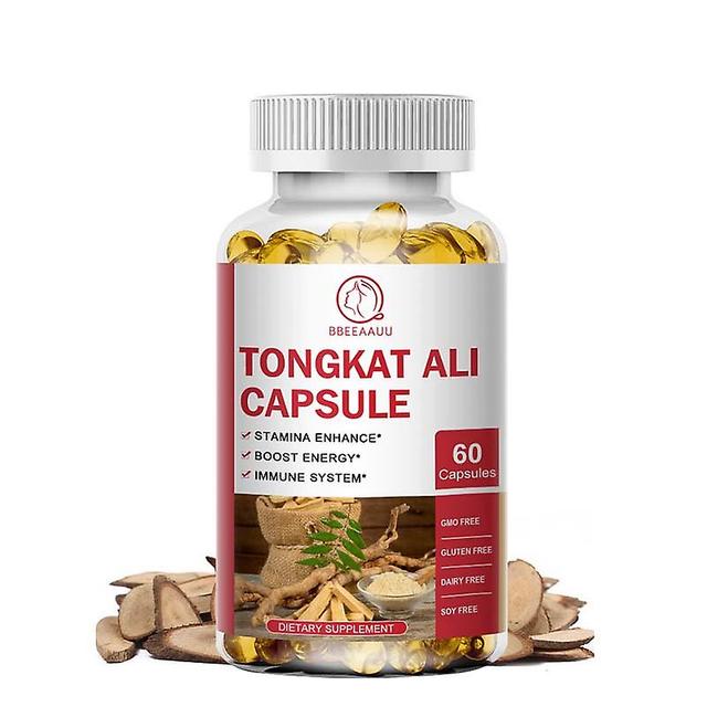 Visgaler Tongkat Ali Capsule For Men Health Boosts Energy Levels Supports Stamina Promote Muscle Growth Fertility Function 60pcs on Productcaster.