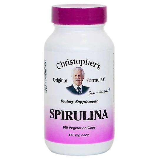 Christopher's Original Formulas Spiruline - 100 gélules on Productcaster.