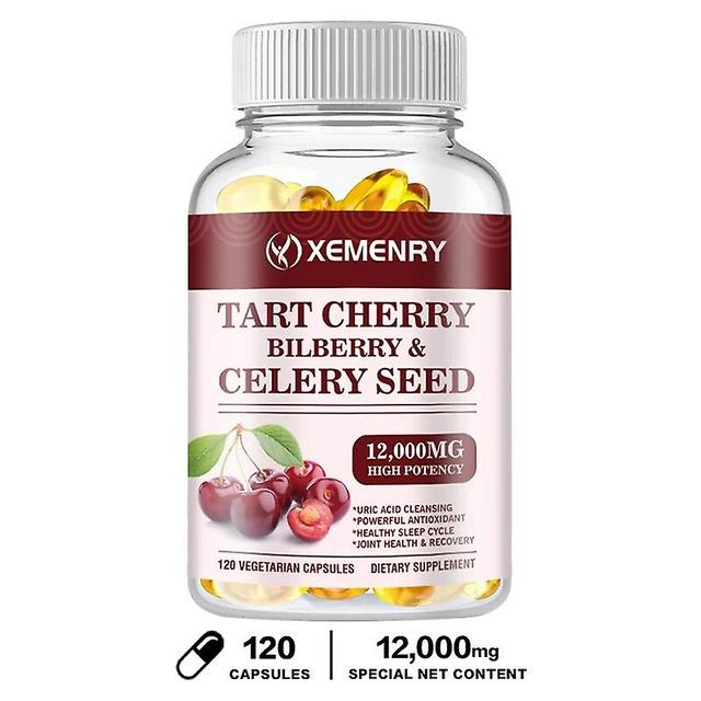 Vorallme Organic Tart Cherry Extract - 10:1 Extract 120 Capsules on Productcaster.