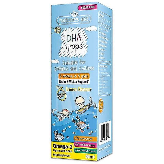 Nature's Aid DHA Mini Tropfen für Säuglinge & Kinder 50ml (138510) on Productcaster.