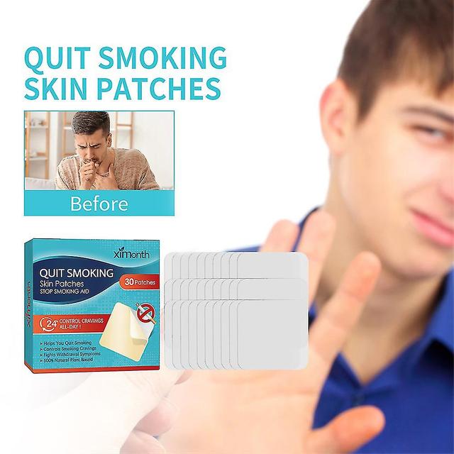 Anti-smoke Patch With Plant Extract Portable Quit Smokings Stickers For Smokings Cessation (90/60/30 Pacthes) 90 Patches on Productcaster.