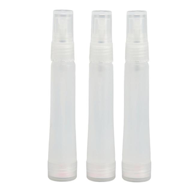 3 Pack Clear Perfume Spray Bottle 10ml Refillable Fine Mist Empty Sample Portable Perfume Atomizer on Productcaster.