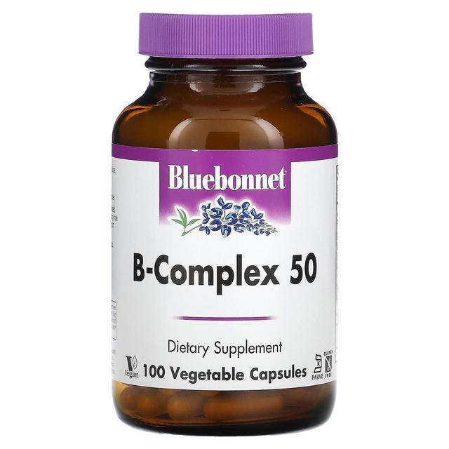 Bluebonnet Nutrition, B-Complex 50, 100 Vegetable Capsules on Productcaster.