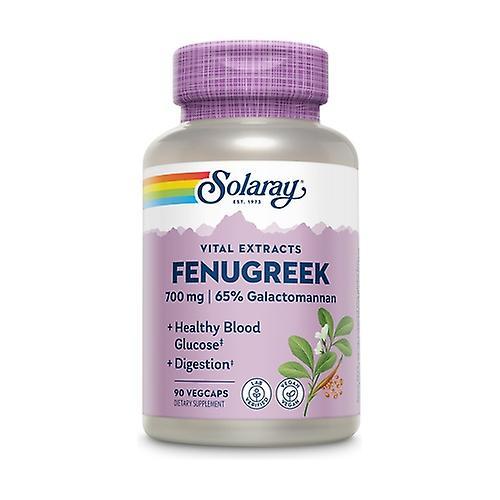 Solaray fenugreek cholesterol 90 capsules on Productcaster.