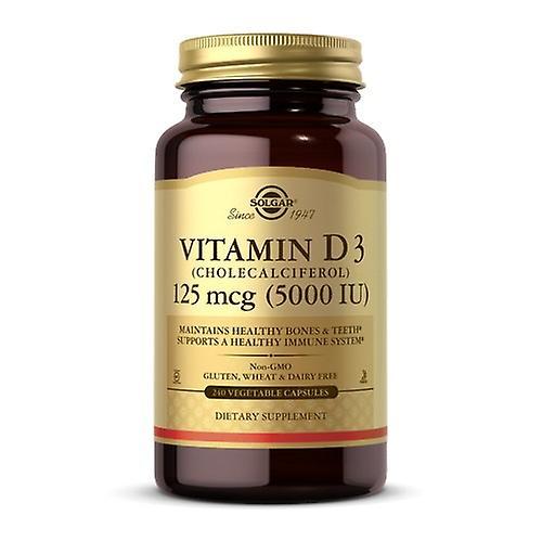 Solgar Vitamin D3 (Cholecalciferol),5000 IU,240 V Caps (Pack of 2) on Productcaster.