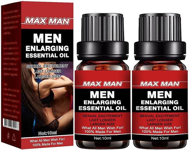 Denstyle Men Massage Oil For Sex, Sexual Enhancement Erection Cream Penisgrowth Oil Longer Thick Energy Massage Essential Oil Strength 2pcs on Productcaster.