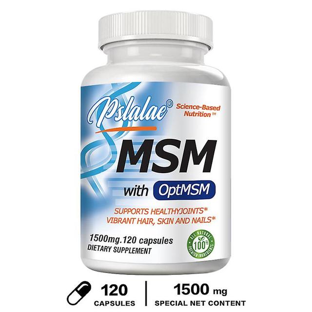 Visgaler Premium Optimal Msm With Optimsm, 1500 Mg, Supports Joint Health, Immune System, Antioxidants And Protein Building, Non-gmo 120 Capsules on Productcaster.