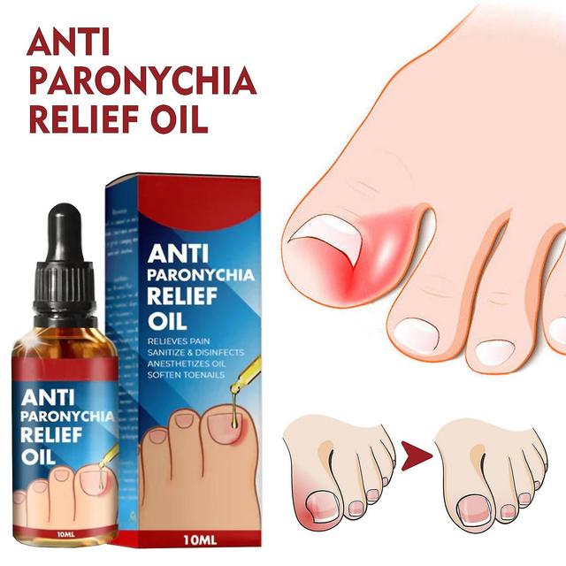 10pcs Anti Paronychia Relief Oil, tratamento encravado da unha, líquido de renovação da unha para unha danificada e descoloração on Productcaster.