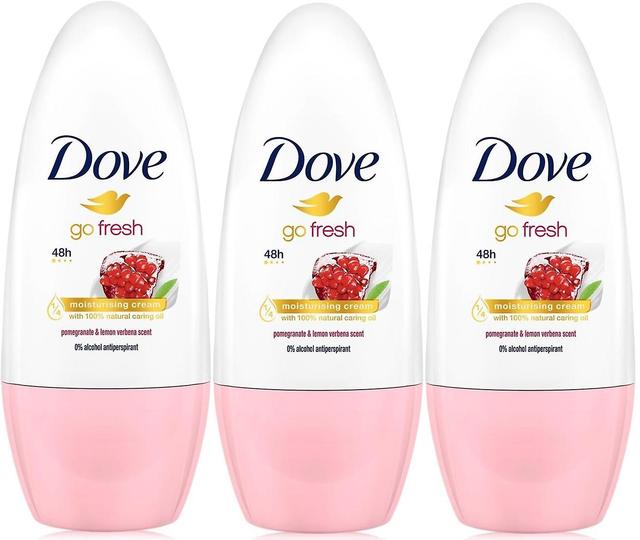 3 x Dove 48H protection Antyperspirant w kulce 50 ml - Werbany z Granatem i Cytryną on Productcaster.