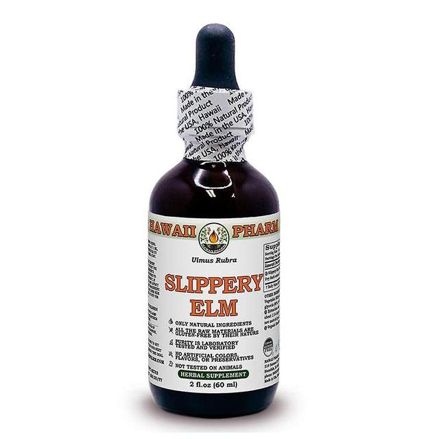 Hawaii Pharm Slippery elm (ulmus rubra) liquid extract herbal supplement 60 ml on Productcaster.