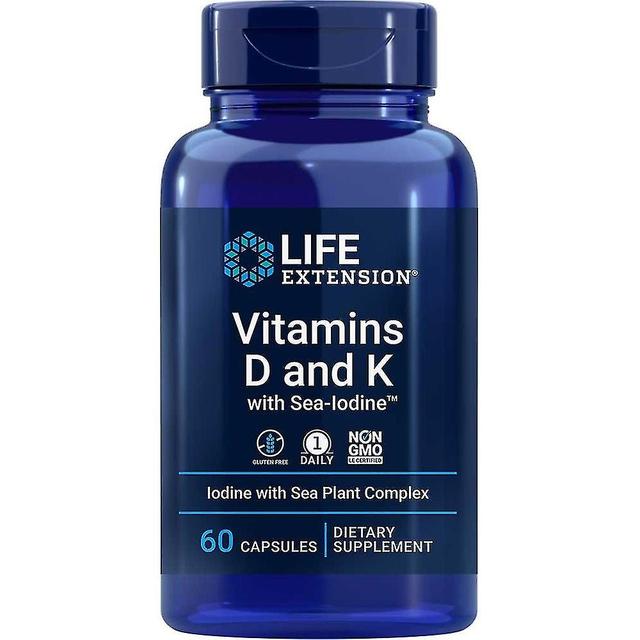 Life Extension Vitamins D And K With Sea Iodine 02040 on Productcaster.