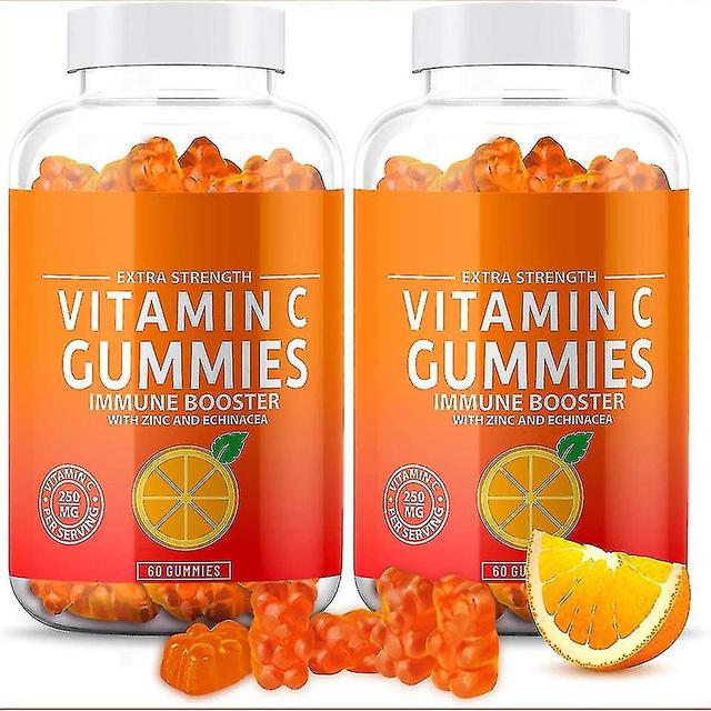 Natürliches Vitamin C Nahrungsergänzungsmittel Gummibärchen Tabletten 1000mg mit Multivitamin Zink 2 pcs on Productcaster.