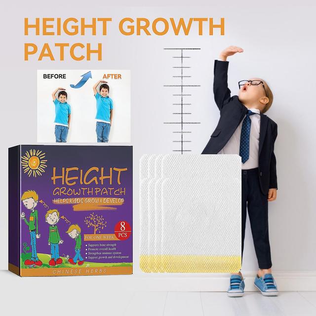 Height Growth Patches, Peak Height Growth Supplement Belly Patch For Kids & Teens Reach Natural Height, Peak Height Increase Sticker Hk 2 Pack - 16pcs on Productcaster.