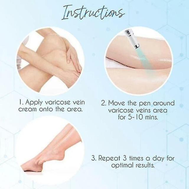 Exwo Spider Vein Eraser Blue Light Removal Eraser Therapy Wrinkle Acne Laser Pen Scar Scar Massage Cream on Productcaster.