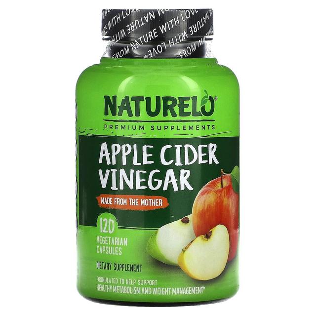 NATURELO, äppelcidervinäger, 120 vegetariska kapslar on Productcaster.