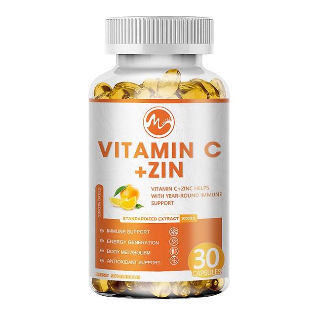 Tib Minch Vitamin C 1000mg With Zinc 20mg Capsule For Support Cellular Energy Production And Collagen Formation Immune System Supple 30 capsules on Productcaster.