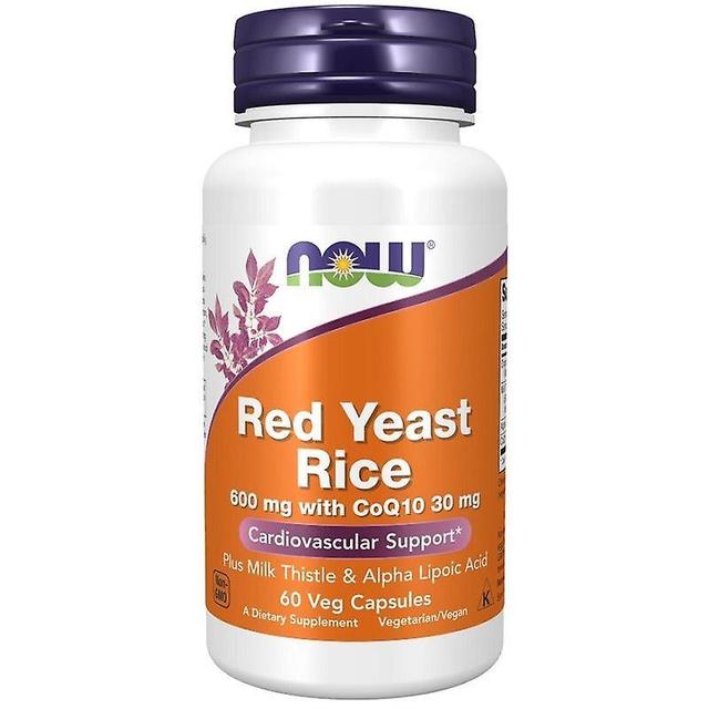 NOW Foods Red Yeast Rice with CoQ10 600mg Capsules 60 on Productcaster.