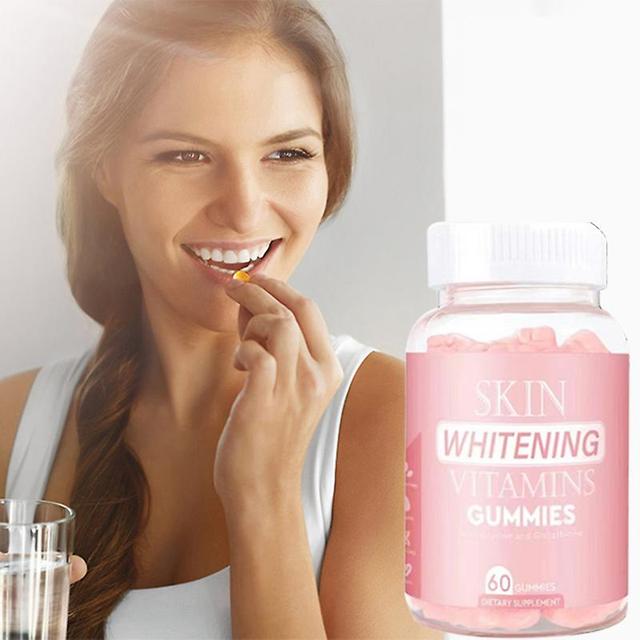 Glutathion Kollagen Gummibärchen Beauty Whitening Gummies Anti-Aging Glatte Haut Vitamin C Beauty Supplement 60 Gummibärchen Glutathion 1 pcs on Productcaster.