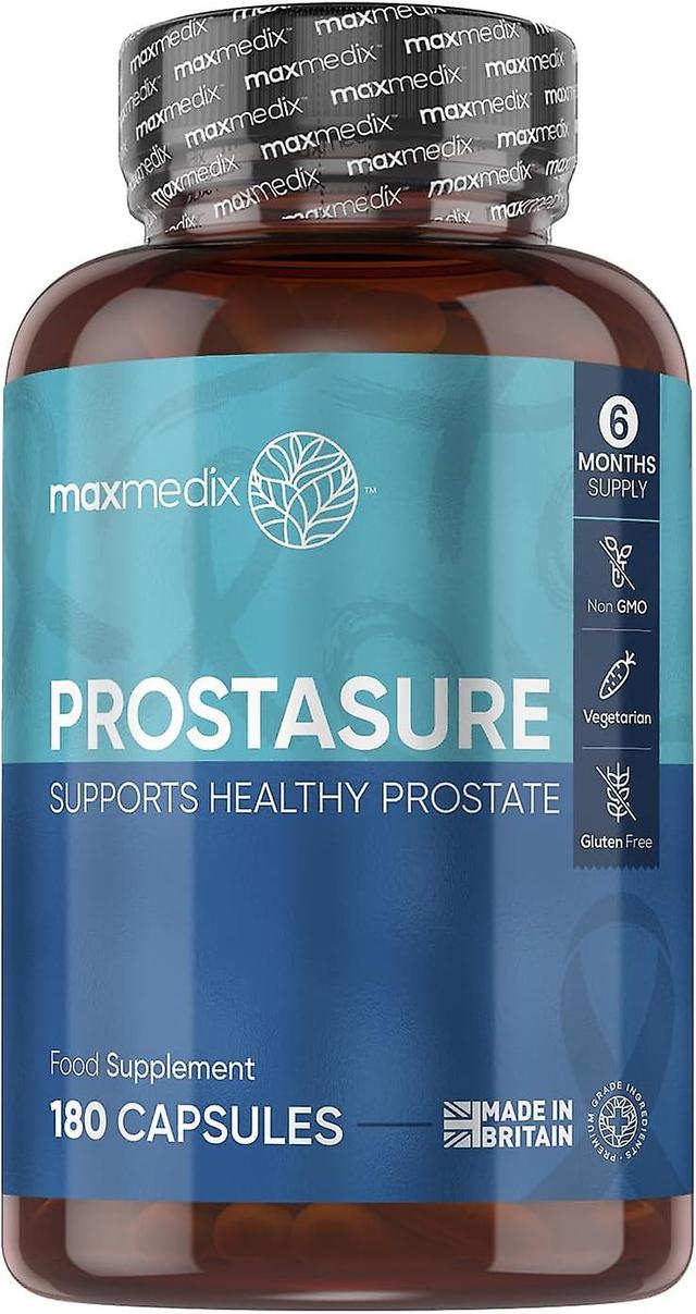 Prostasure 180 kapslar - prostata kosttillskott för män med Saw Palmetto &; Zink By maxmedix on Productcaster.