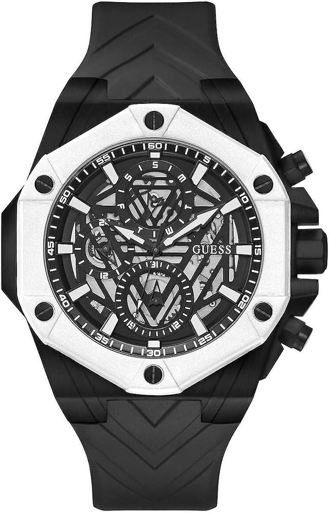 Guess GJETT Mens Watch GW0579G1 Black on Productcaster.