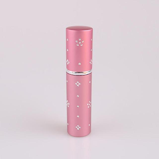 5ml Metal Aluminum Perfume Bottle Glass Liner Cosmetic Spray Bottle Pe pink on Productcaster.