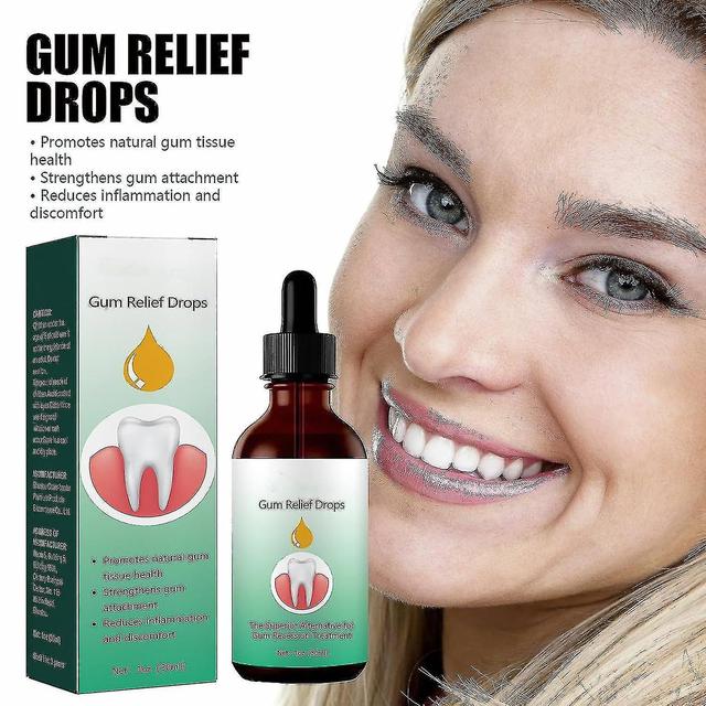 Gum genvækst dråber, naturlig tyggegummi genoprette flydende mundskyl, tyggegummi terapi gel vigende tyggegummi reparation treatm 3pcs on Productcaster.