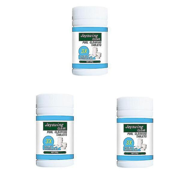 Beyamis 3 Bottles Swimming Pool Effervescent Tablets 100 Tablets/bottle on Productcaster.