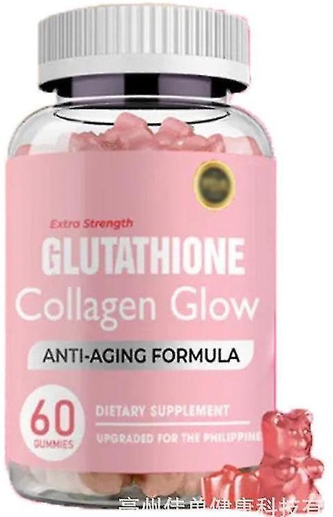 1-2x New Glutathione Collagen Gummies, Glutathione Collagen Glow Gummies 1PC on Productcaster.