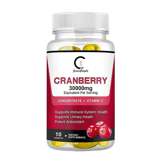 Vorallme GPGP Greenpeople Natural Cranberry Capsule, Dietary Supplement for Urinary System/Bladder 10 pcs on Productcaster.