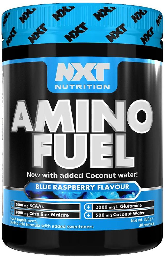 NXT Amino Combustível Poderoso BCAA -Fórmula de suplemento de treino de treinamento Framboesa azul on Productcaster.