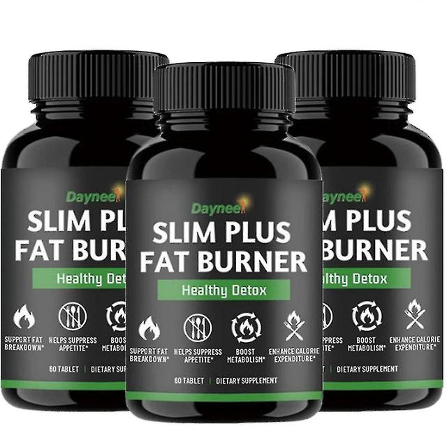 60ct Dietary Supplement Healthy Vegan Fat Burning Detox Slimming Herbal Capsules 3PCS on Productcaster.