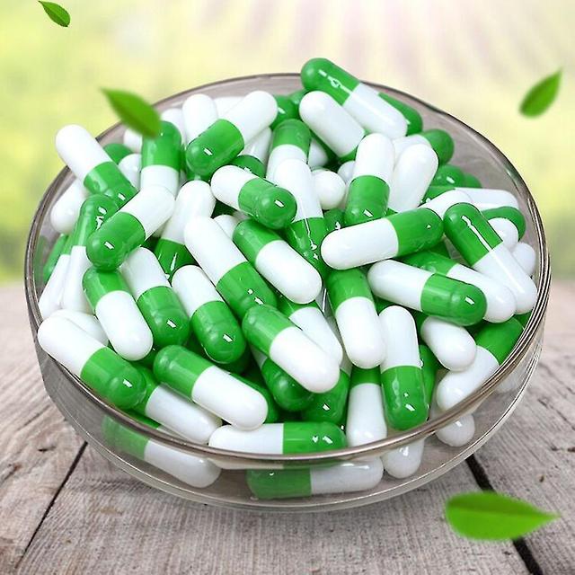 1000Pcs Transparent Hollow Gelatin Empty Separated Medical Powder Capsule Shells RedYellow on Productcaster.