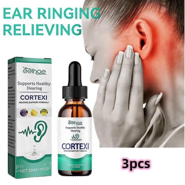 Aouii 3 stuks Cortexi Drops - Voor de gezondheid van het oor, gehoorondersteuning Gezond trommelvlies 30ml-E on Productcaster.