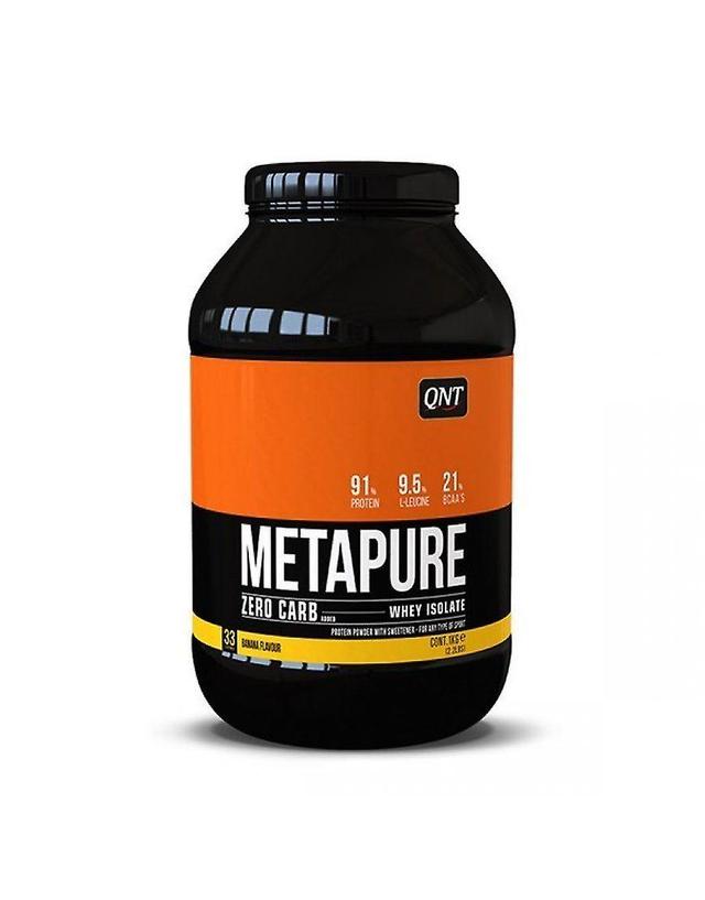 QNT Metapure Zero Carb Fat Free Whey Protein Isolate Muscle Powder Banana 2kg on Productcaster.