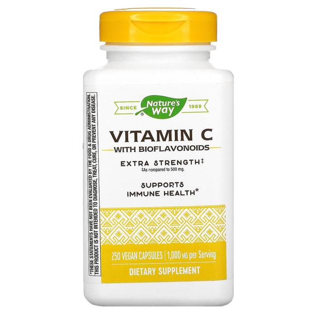 Nature's Way, Vitamine C met Bioflavonoïden, 1.000 mg, 250 Vegan Capsules on Productcaster.