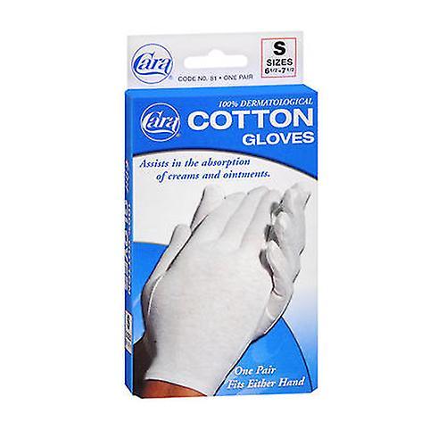 Cara Dermatological Cotton Gloves Ladies, Small 1 pair (Pack of 1) on Productcaster.