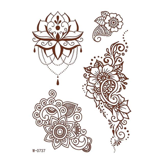 Skbcv Temporary Tattoo Sticker Waterproof Diy Body Tattoo Patch Long Lasting Personalized Sticker 0737S on Productcaster.