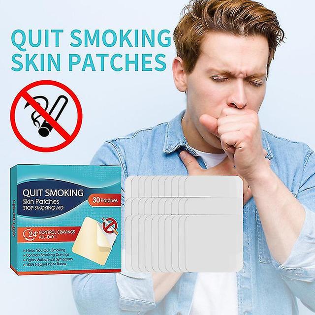 30pcs Quit Smo Skin Patches Stop Smo, Smo Aid 100% Plant Based Smo Pads Easy And To Quit Smo 2box-60pcs on Productcaster.