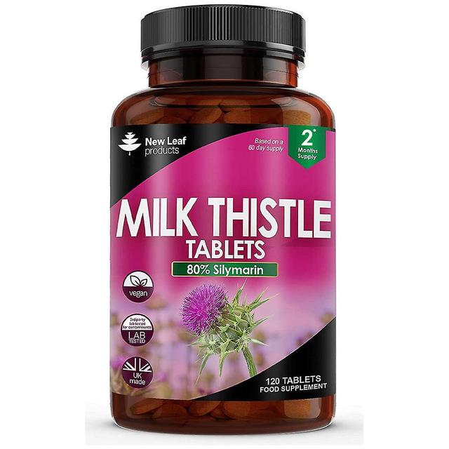 New Leaf Milk thistle tablets 4000mg - 80% silymarin high strength on Productcaster.