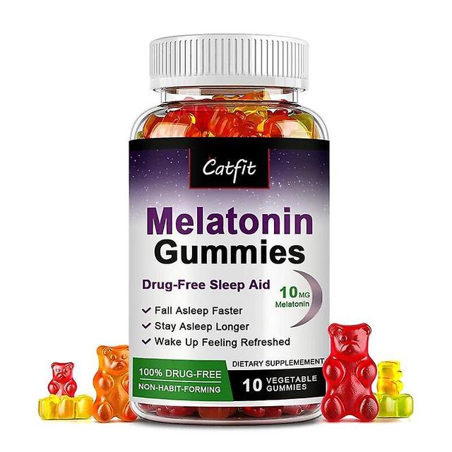 Vitamin B6 Melatonin Gummies Help Sleep Better, Save Insomnia, And Improve Immunity For Healthy Adultshuamade Huamade 10pcs on Productcaster.