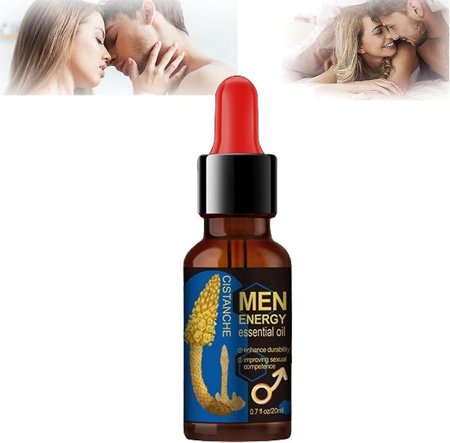 Geheime Tropfen für starke Männer, Geheime Glückstropfen für Männer Größeres, längeres, lang anhaltendes Sex-Energie-Massageöl, das die Empfindlich... on Productcaster.