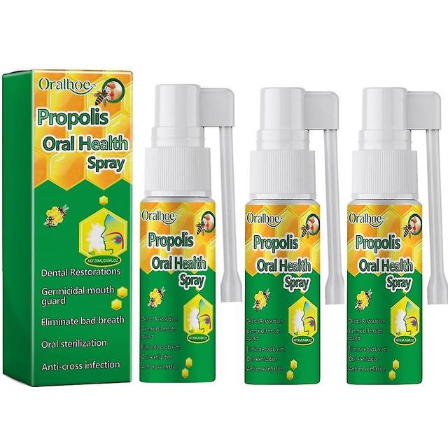 3x Propolis Oral Health Spray, Propolis Oral Spray, Fresh Breath -GSL on Productcaster.