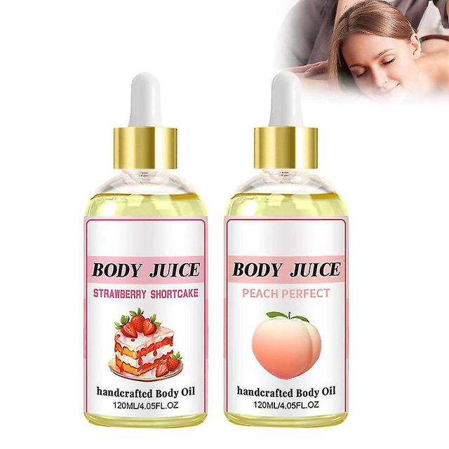 Huile de jus corporel Wild Plus - Peach Perfect et Shortcake aux fraises on Productcaster.