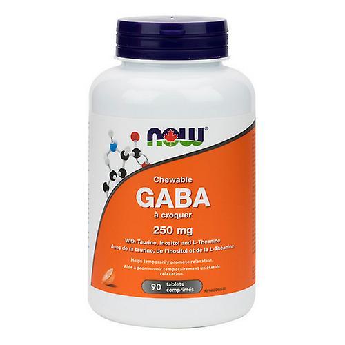 Now! GABA mastigável, 250 mg, 90 comprimidos até agora on Productcaster.