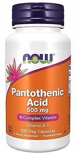 Now Foods Pantothenic Acid 500 mg 100 Capsule on Productcaster.