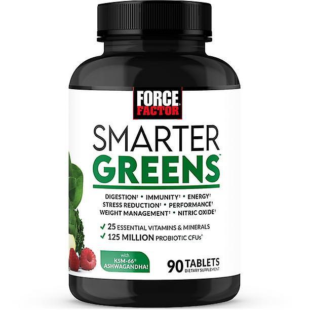 Force Factor Fattore di forza compresse verdi più intelligenti, integratore superfood verde, 90 compresse on Productcaster.