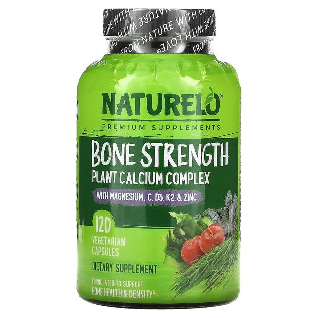 NATURELO, Bone Strength, Plant Calcium Complex, 120 Vegetarian Capsules on Productcaster.