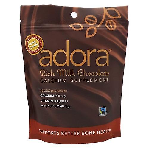 Adora Calcium Supplement Disk, Milk Chocolate 30 Count (Pack of 1) on Productcaster.